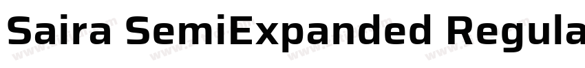 Saira SemiExpanded Regular字体转换 Saira SemiExpanded Regular字体转换